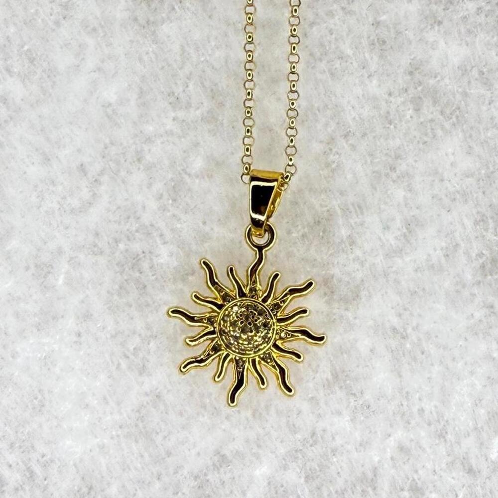 Handmade Sun Pendant Necklace - Albuquerque Small Business